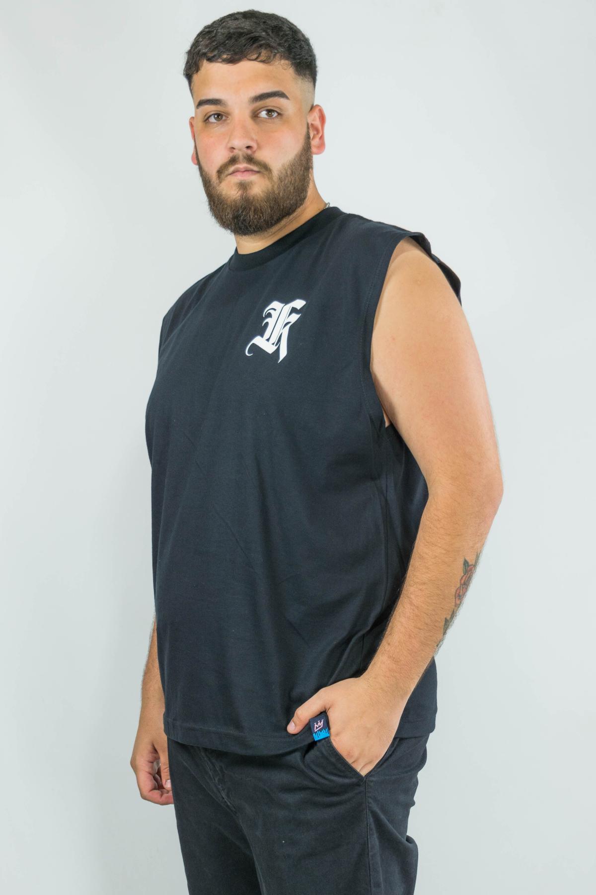 Musculosa King Of Art Mullet Negro