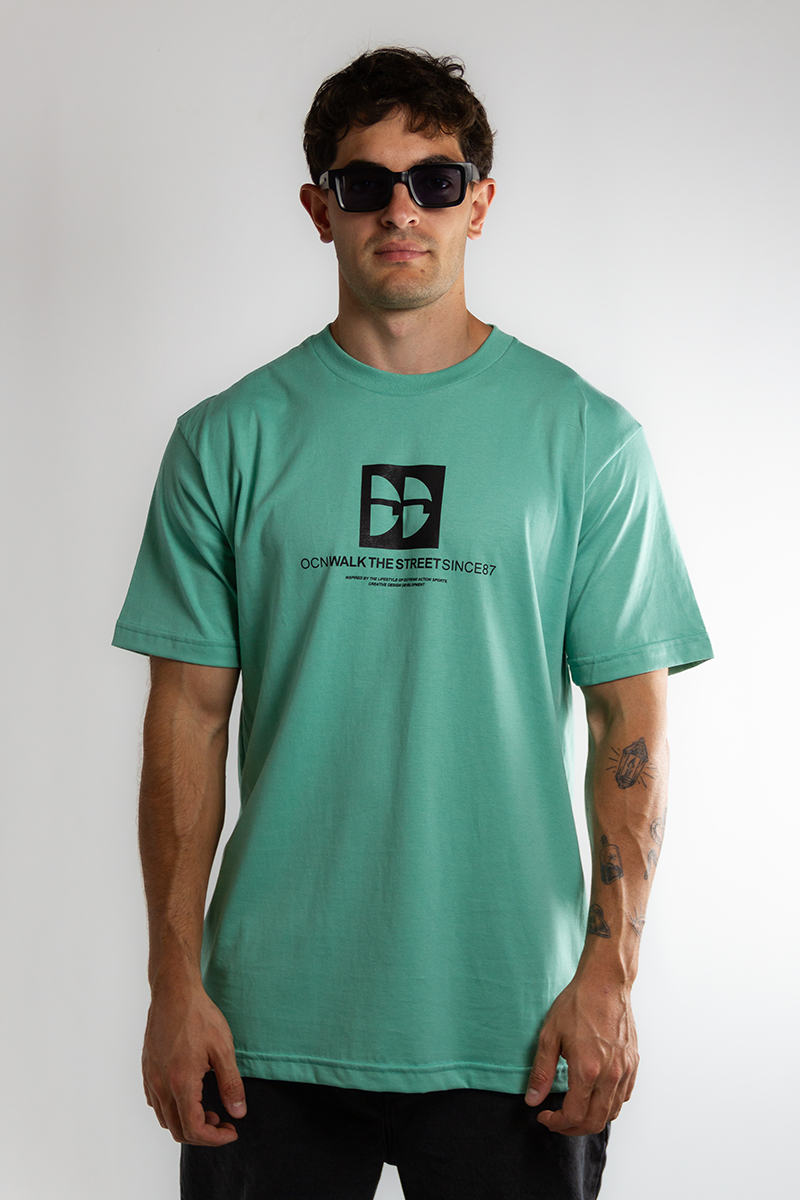Remera Ocn Hombre Premium Regular Verde (M8)