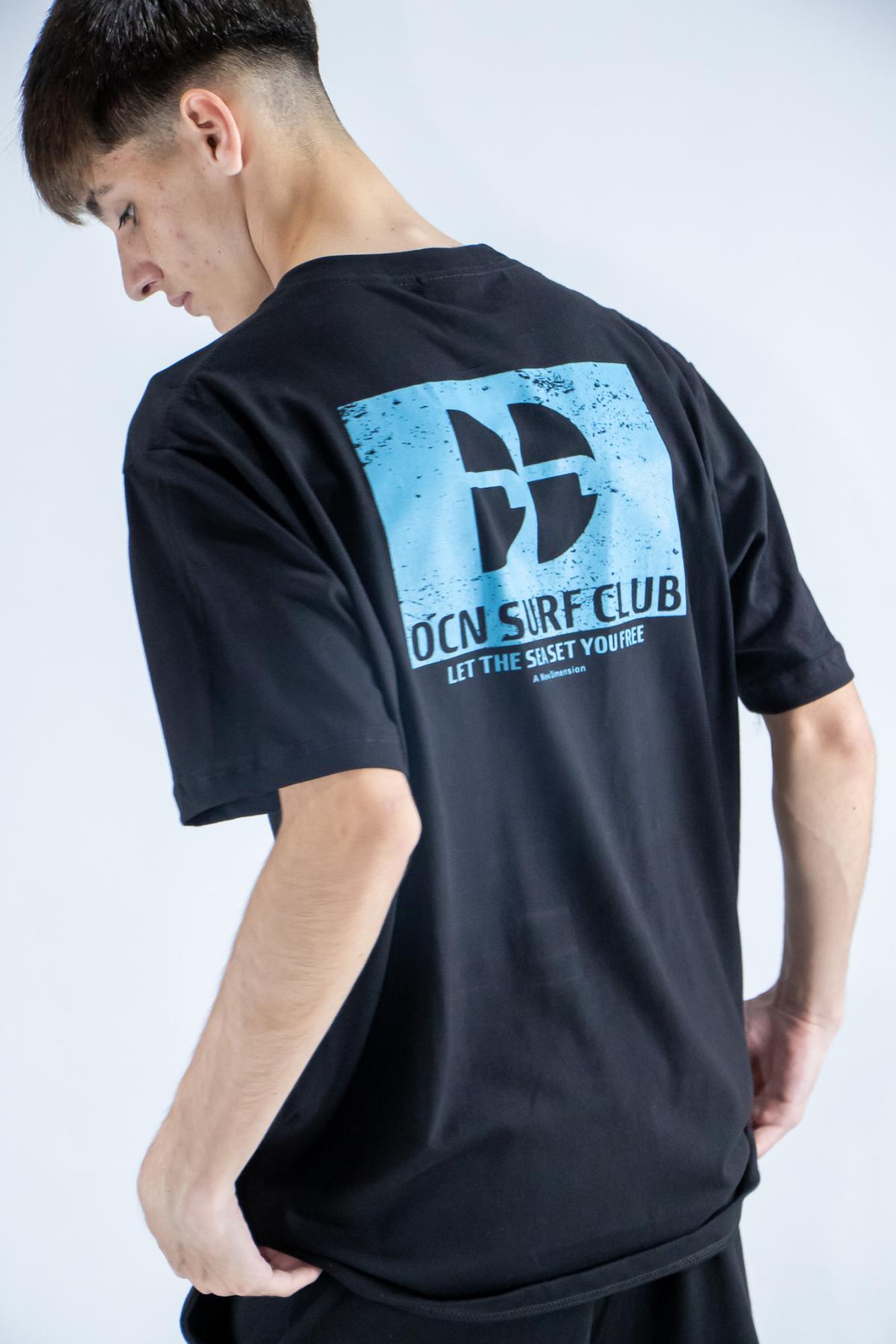 Remera Ocn Hombre Premiun Negro (K4)