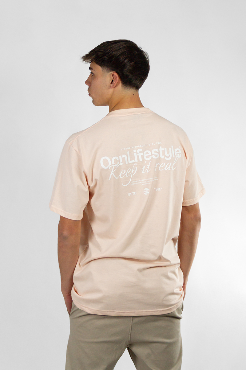Remera Ocn Hombre Rosa 7F1G6 Premium