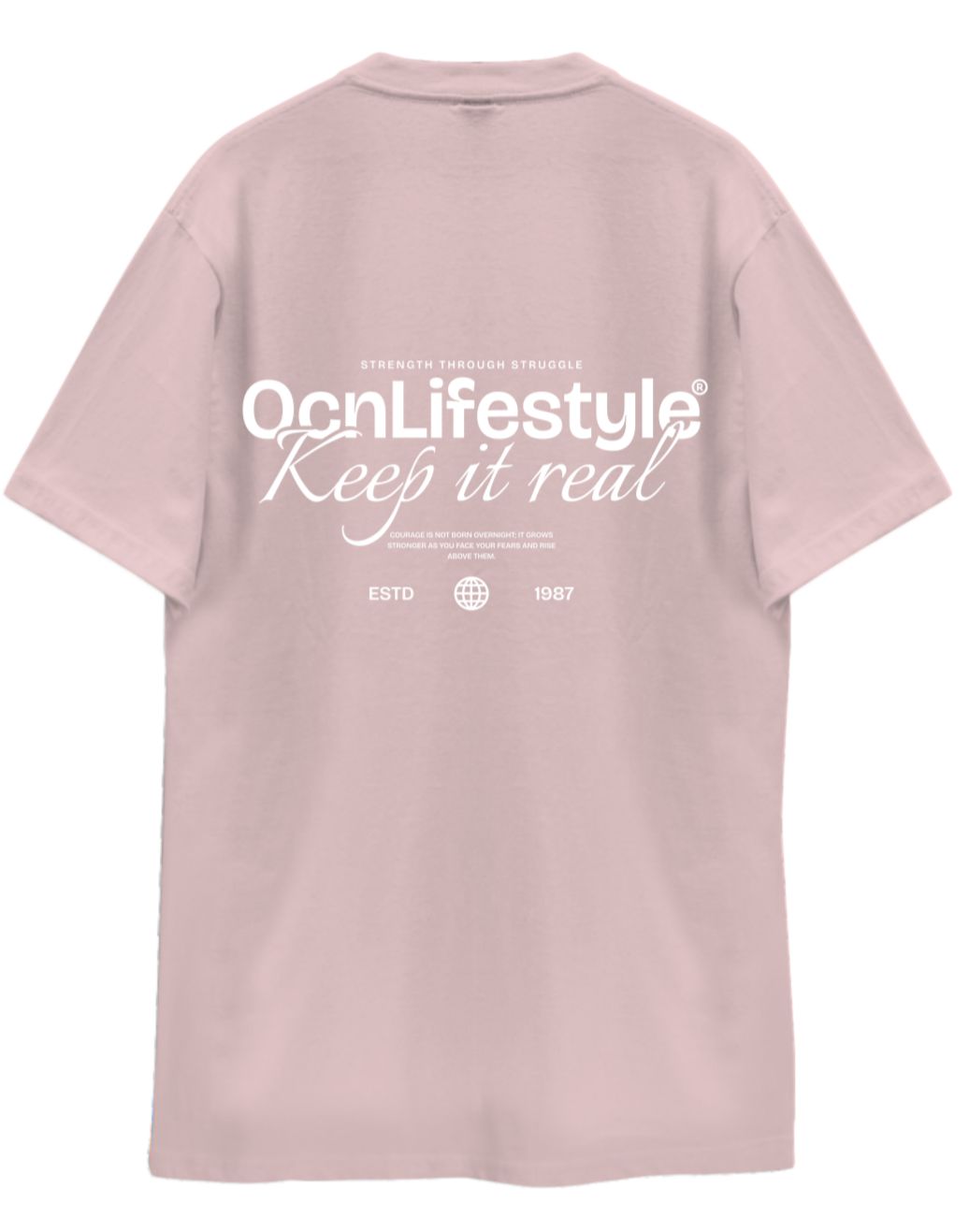 Remera Ocn Hombre Rosa 7F1G6 Premium