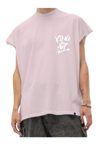 Musculosa King Of Art Dalton Oversize Rosa 7N81N