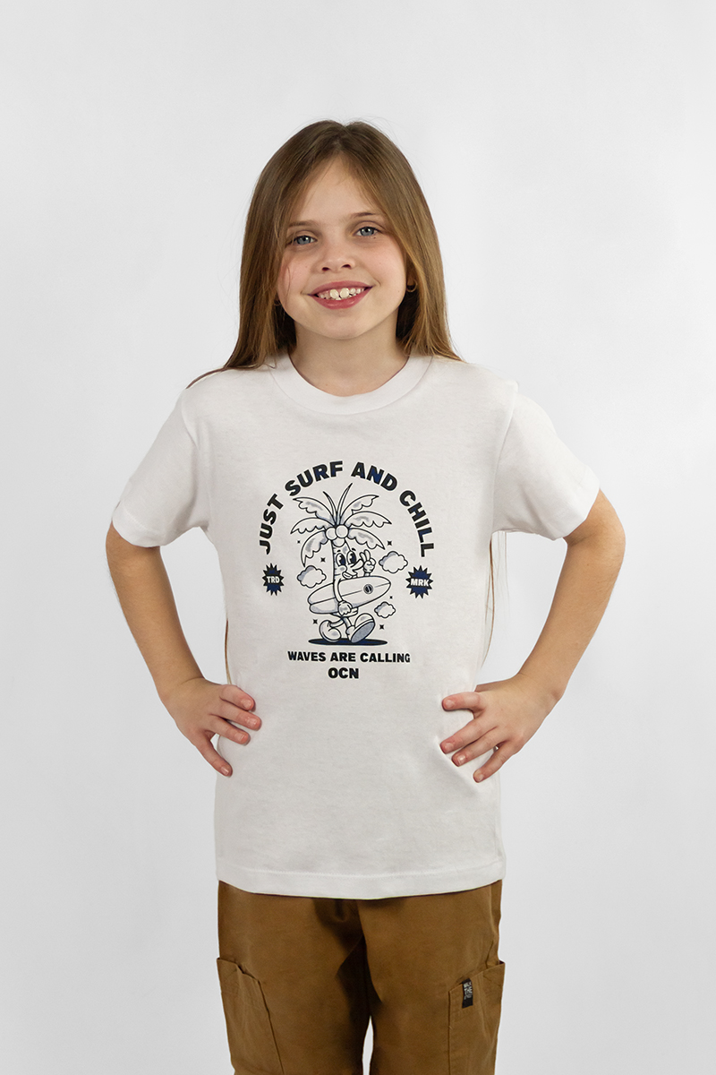 Remera Ocn Kids Original Blanco 702T5