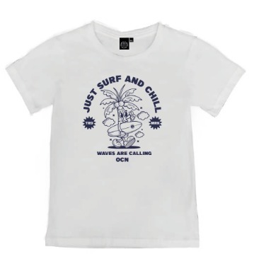 Remera Ocn Kids Original Blanco 702T5