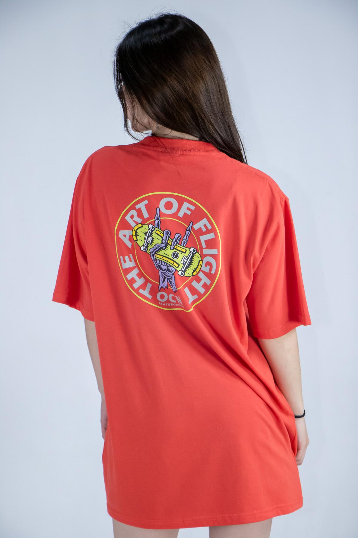 Remera Ocn Unisex Premiun Rojo (K3)