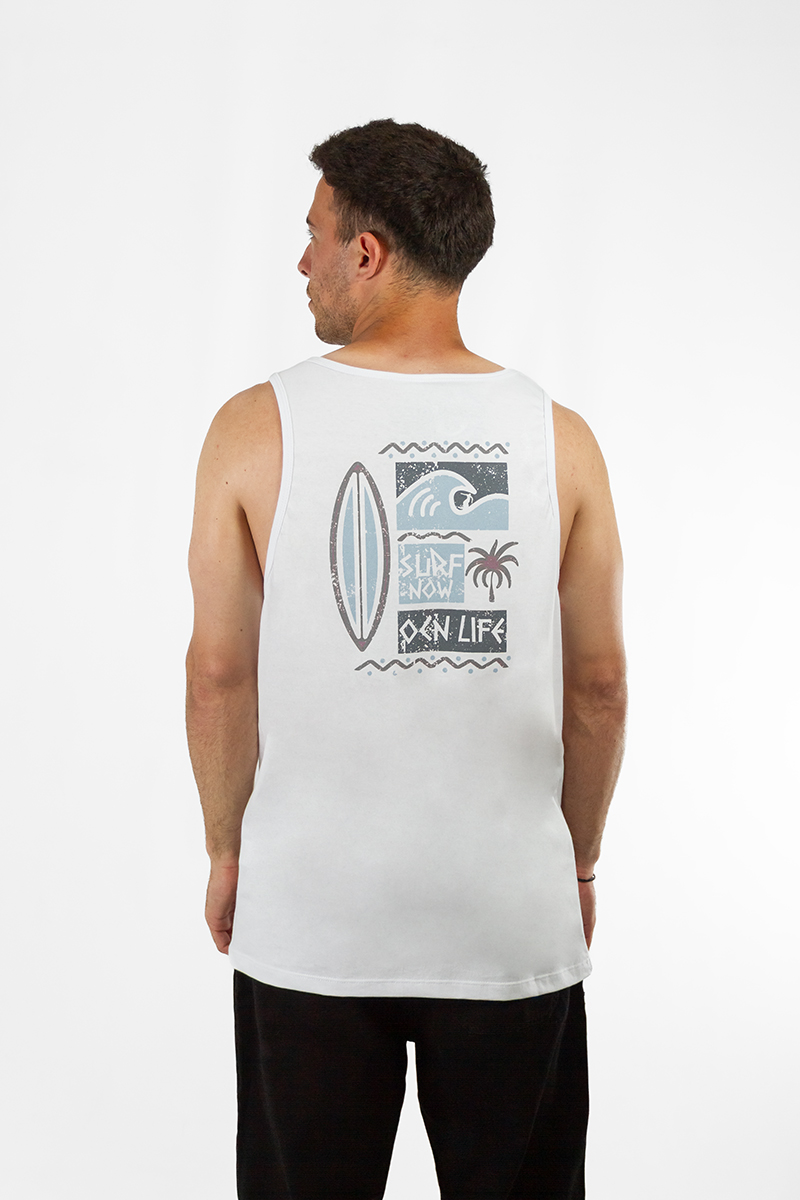 Musculosa Ocn Hombre Original Regular Blanco 7029F