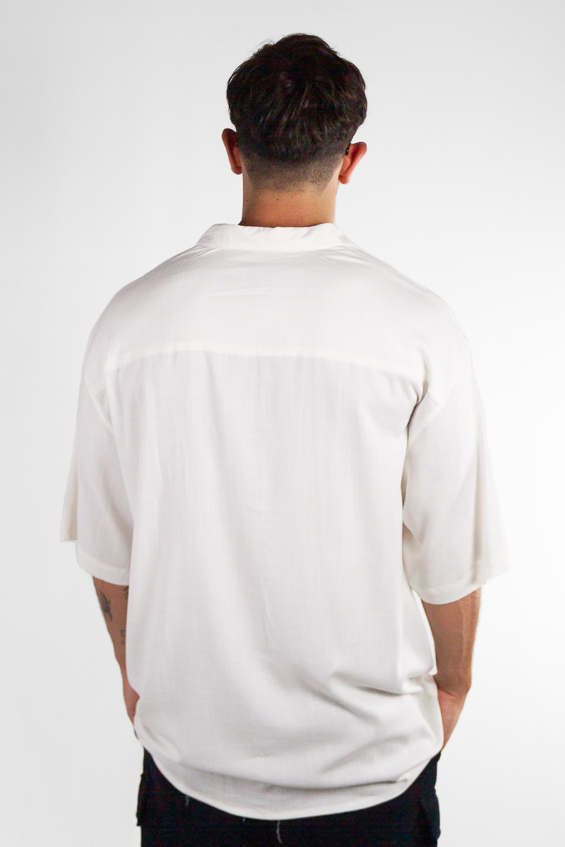 Camisa Ocn Hombre Garment Blanco