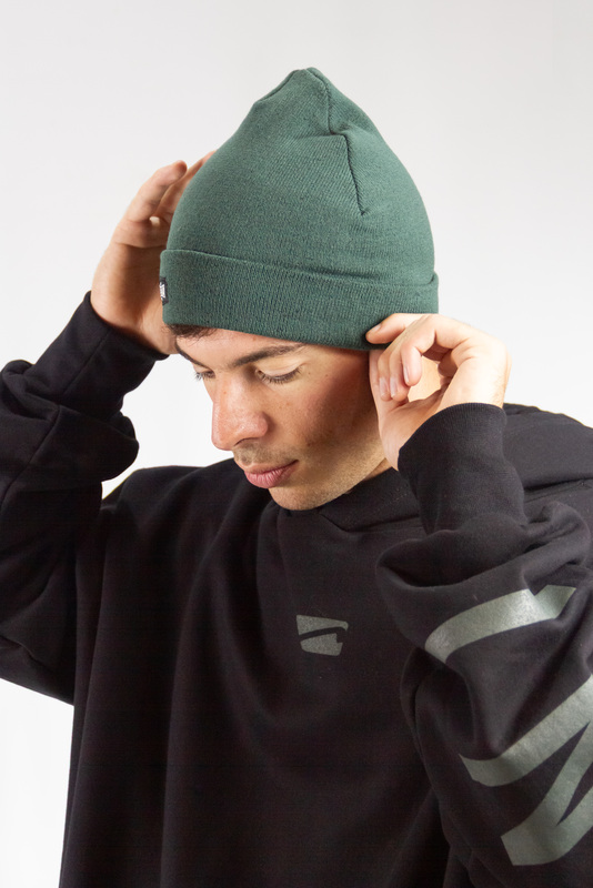 Gorro De Lana Liso Ocn Verde 606