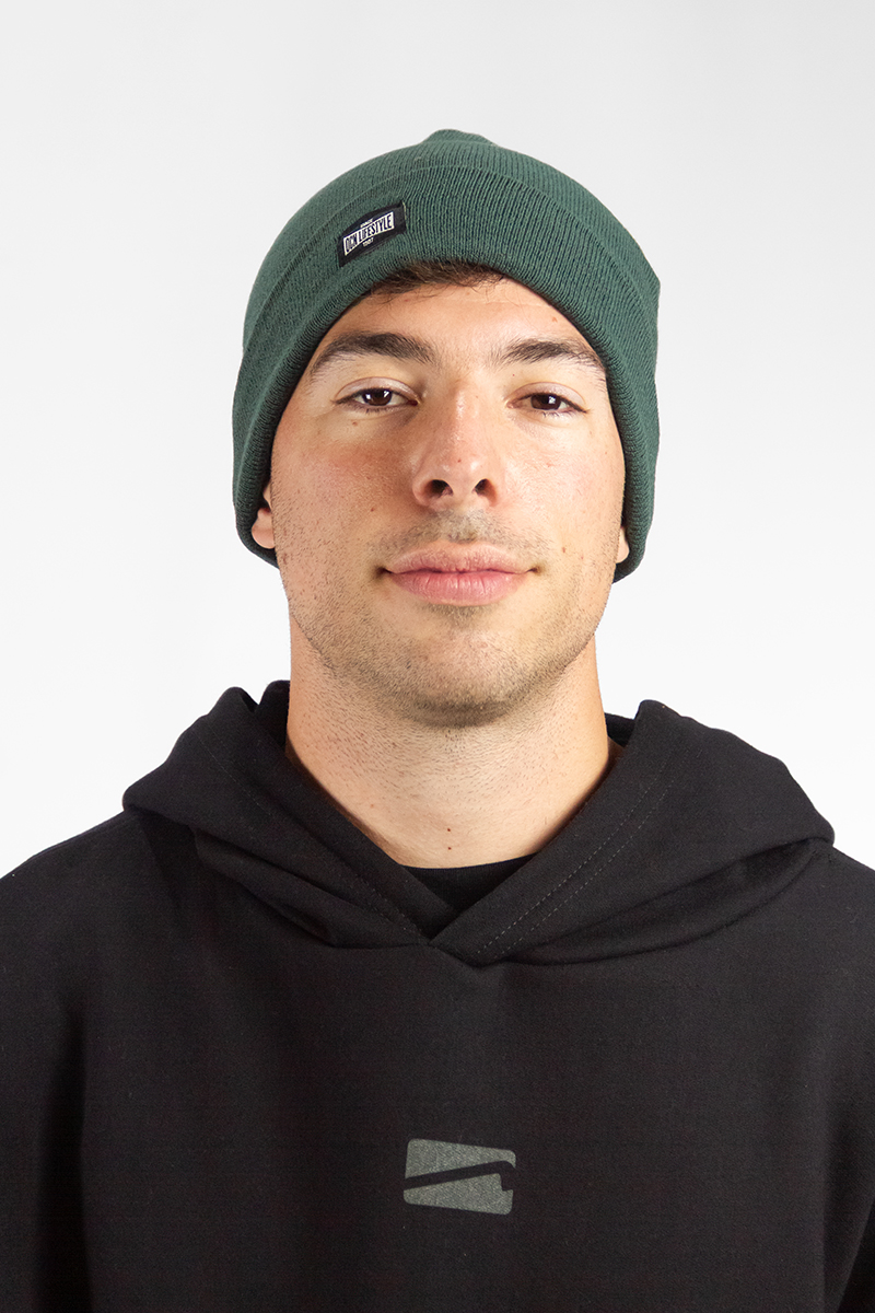 Gorro De Lana Liso Ocn Verde 606
