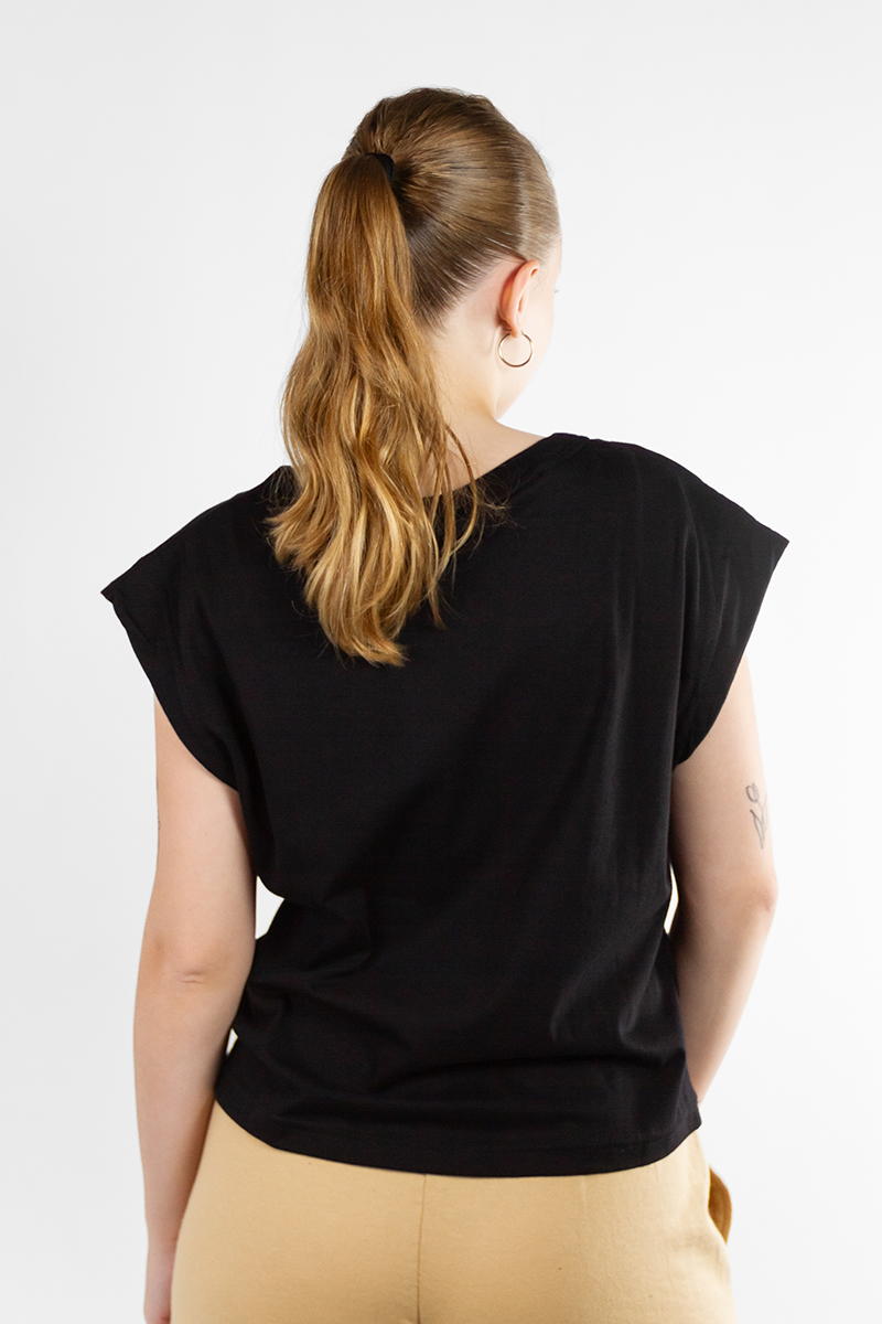 Remera Ocn Mujer Rmc Wide Sleeve Negro