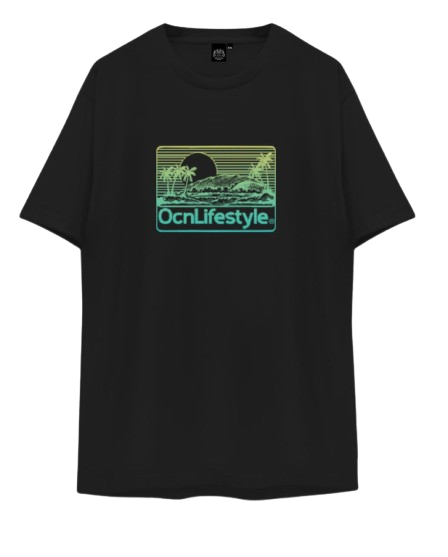 Remera Ocn Hombre Original Regular Plus Size / Talle Especial Negro 70109