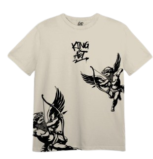 Remera King Of Art hombre Ultra Super Oversize Beige 765Z0
