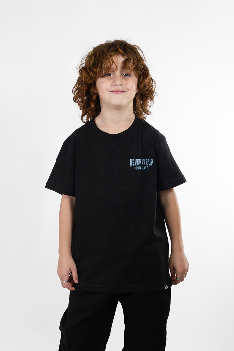 Remera Ocn Kids Premium Negro 701J6