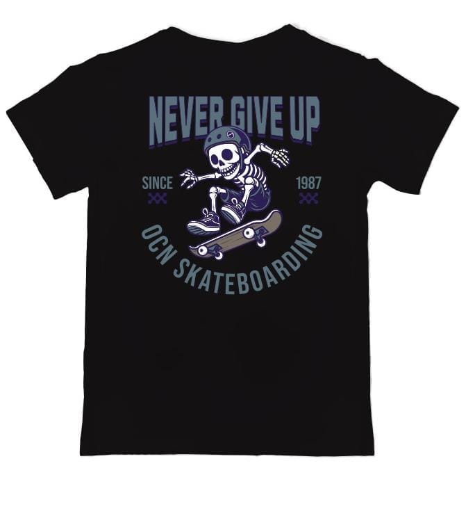 Remera Ocn Kids Premium Negro 701J6