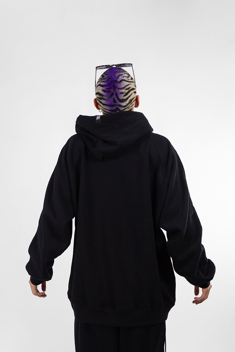 Buzo King Of Art Hombre Strips Negro