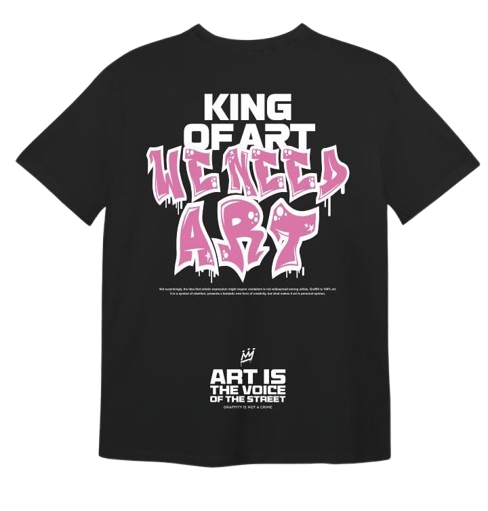 Remera King of Art Reclaim Negro 7012G