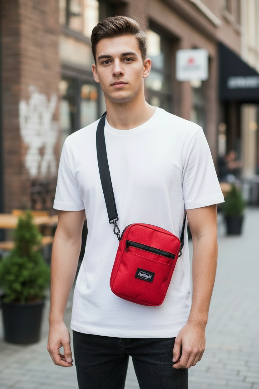 Morral Ocn Crossbody Rojo