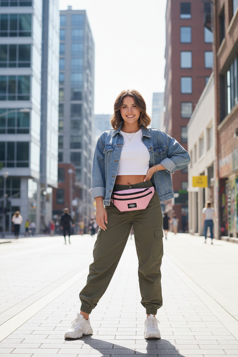 Riñonera Ocn Chrck Rosa