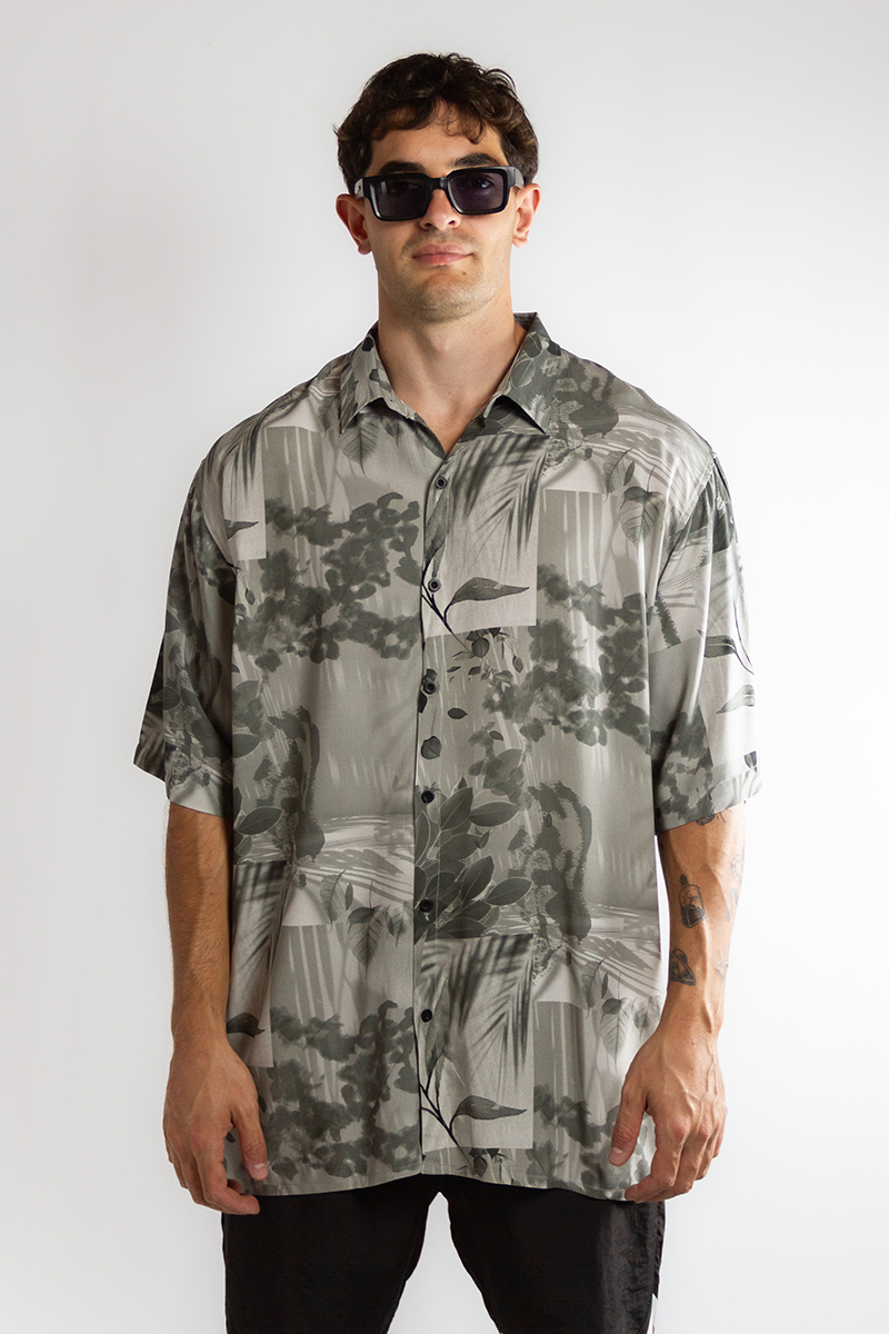 Camisa Hombre Ocn Lennox Gris