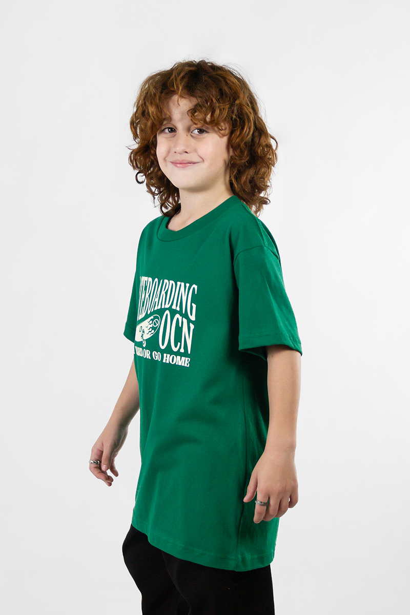 Remera Ocn Kids Original Regular Verde 7G4S1