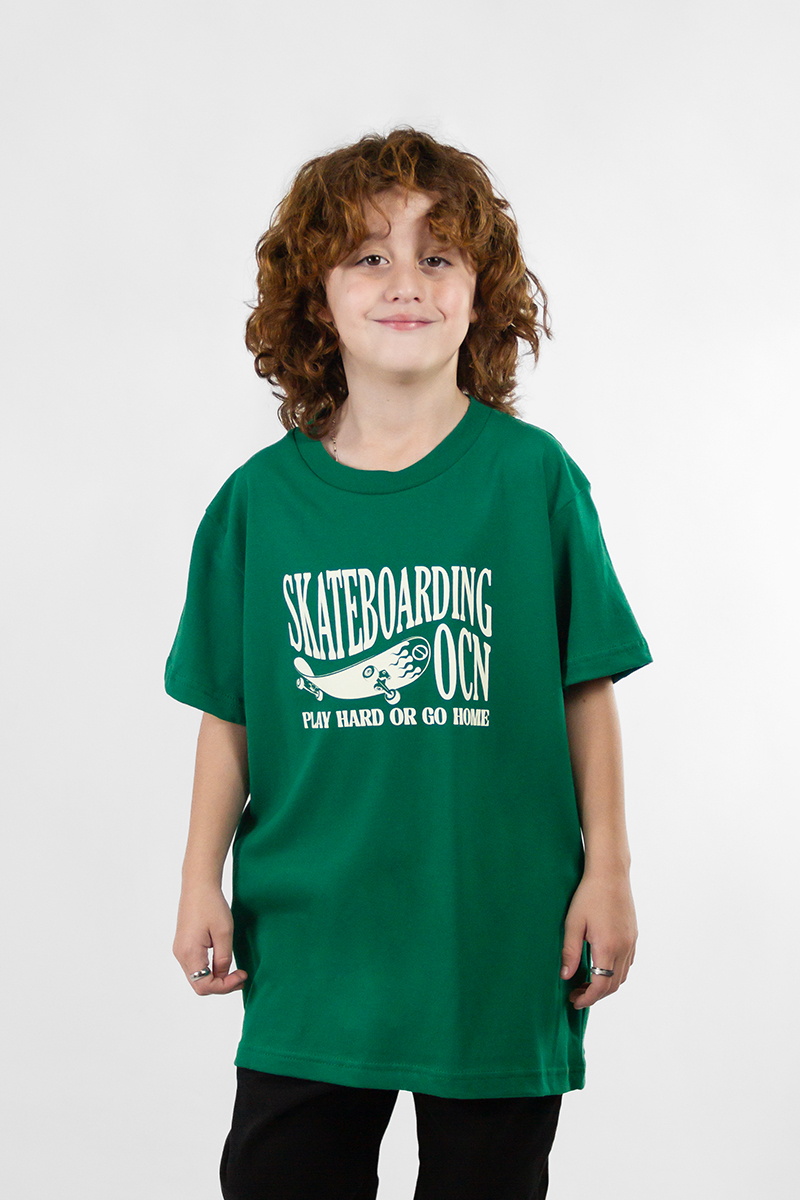 Remera Ocn Kids Original Regular Verde 7G4S1