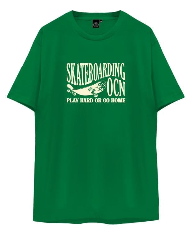 Remera Ocn Kids Original Regular Verde 7G4S1