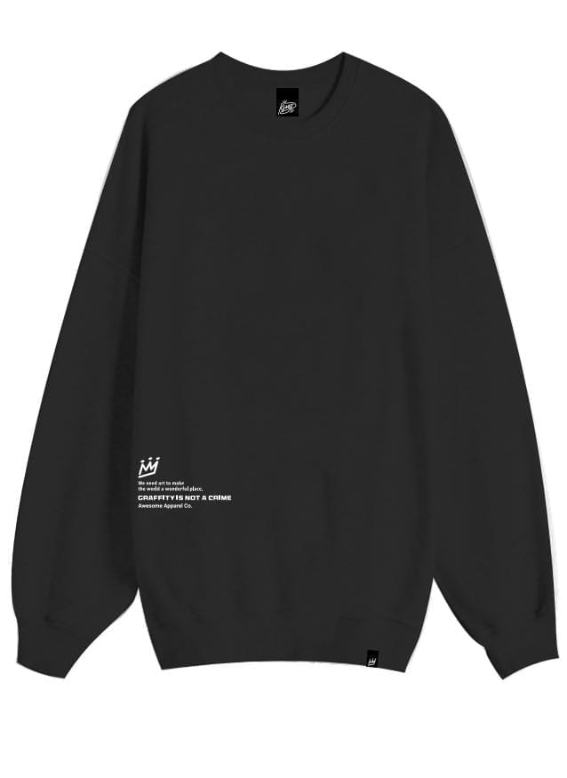 Buzo King Of Art Hombre Essential Negro 6012B
