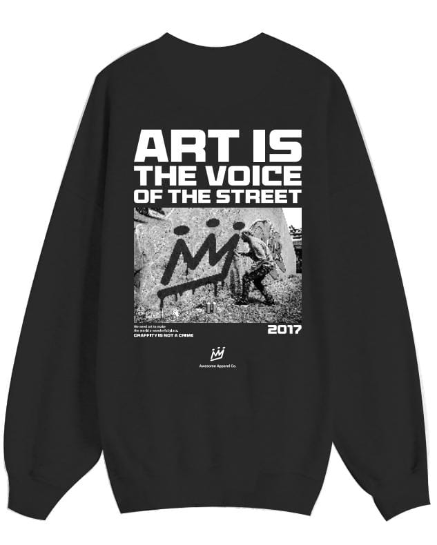 Buzo King Of Art Hombre Essential Negro 6012B