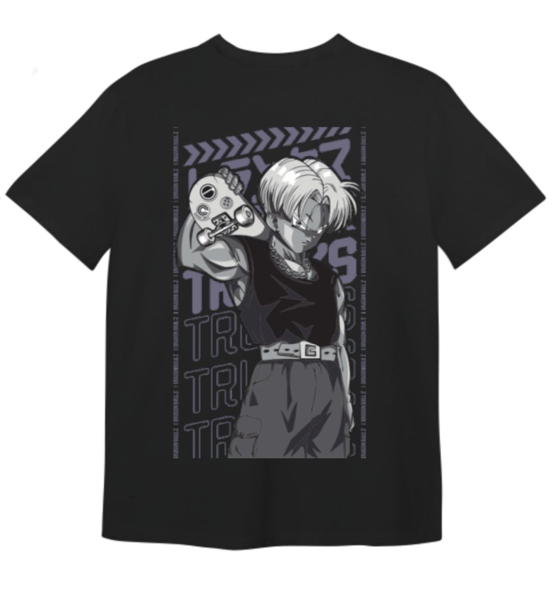 Remera Ocn Hombre Tributo Oversize Negro 7013K