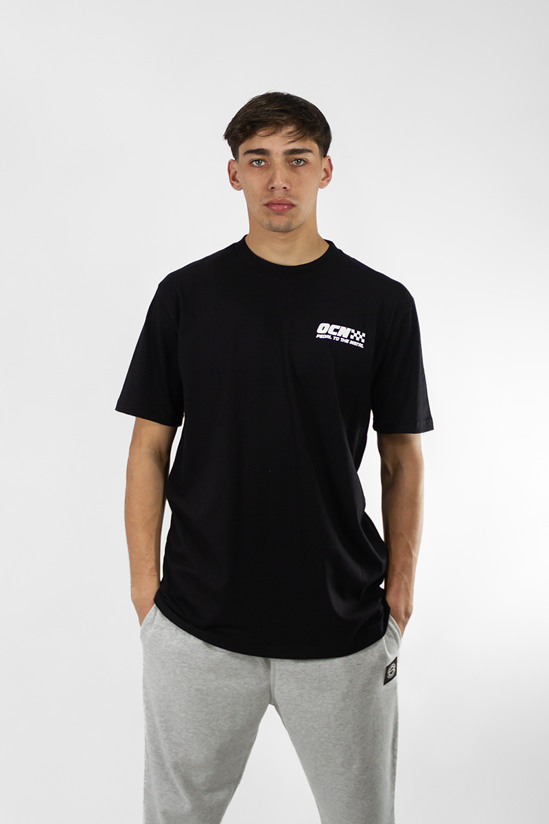 Remera Ocn Hombre Garage Negro 7019E Regular