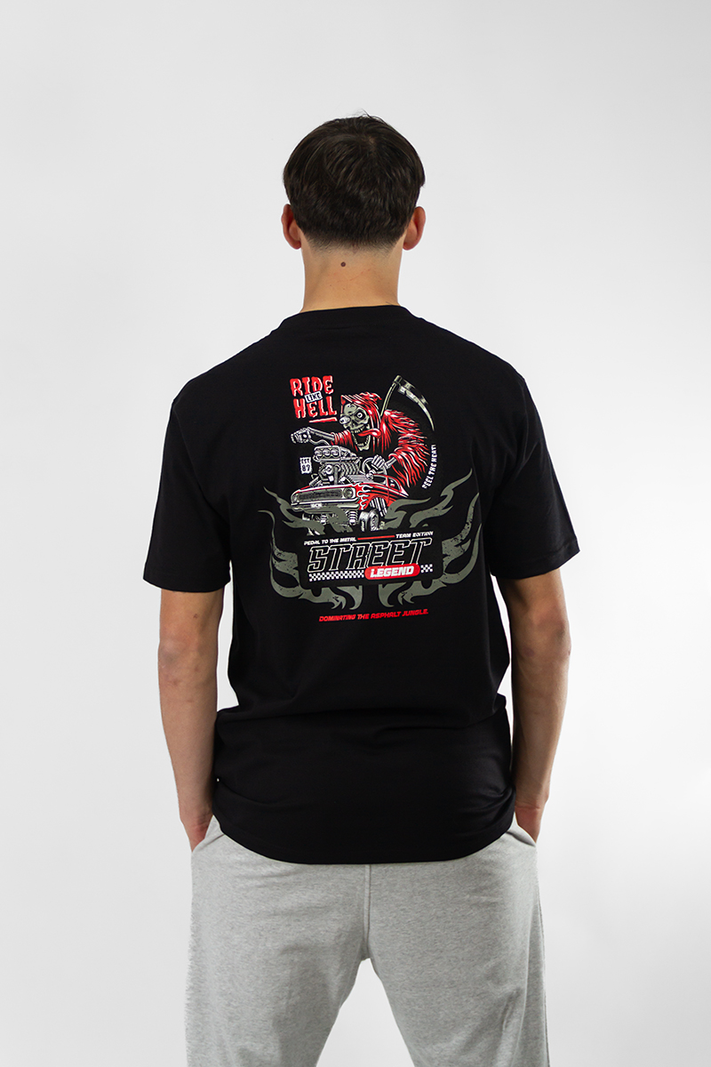 Remera Ocn Hombre Garage Negro 7019E Regular