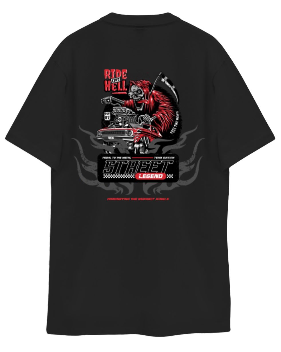 Remera Ocn Hombre Garage Negro 7019E Regular