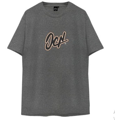 Remera Ocn Hombre Original Regular Plus Size / Talle Especial Gris Oscuro 703GE
