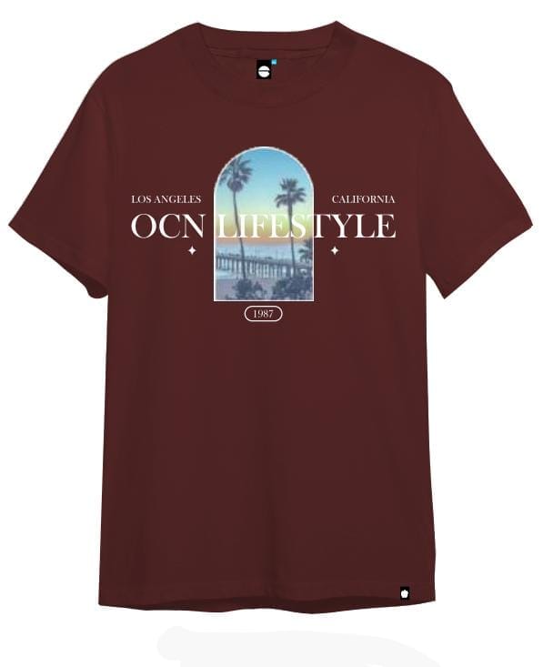 Remera Ocn Bordo Kids Premium 640Y9
