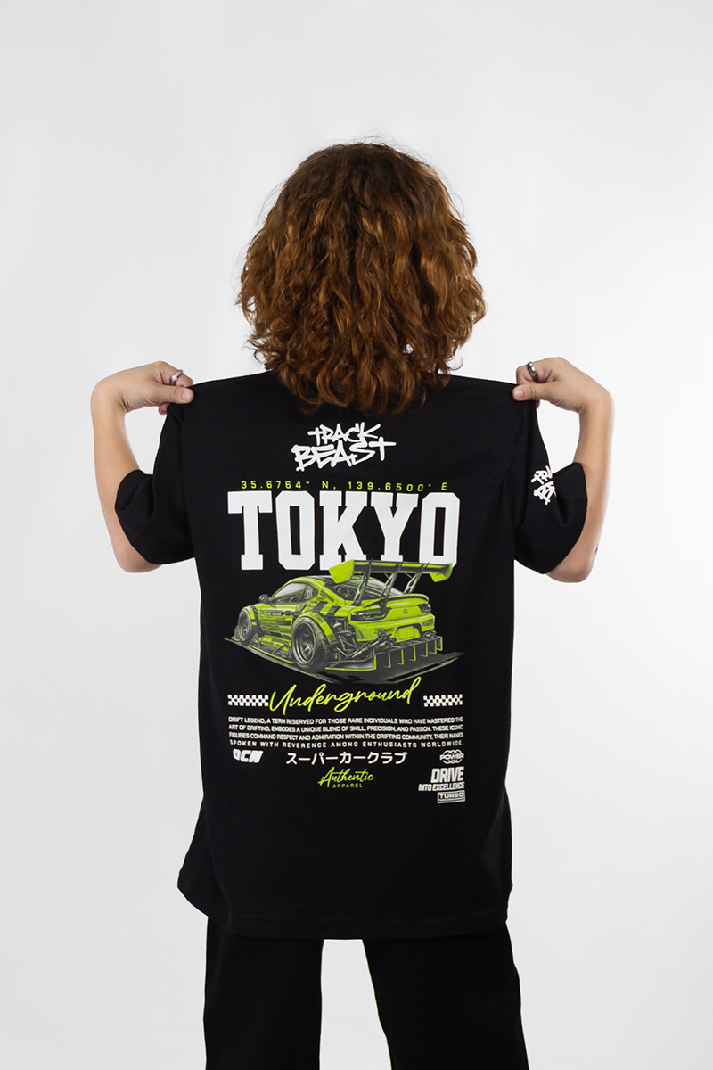 Remera Ocn Kids T Racing Negro Relax (Producto Outlet)