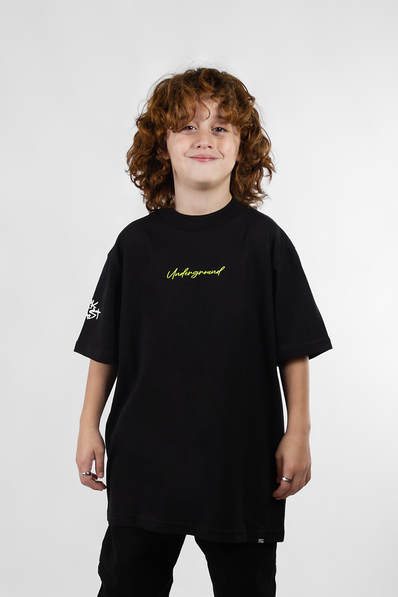 Remera Ocn Kids T Racing Negro Relax (Producto Outlet)