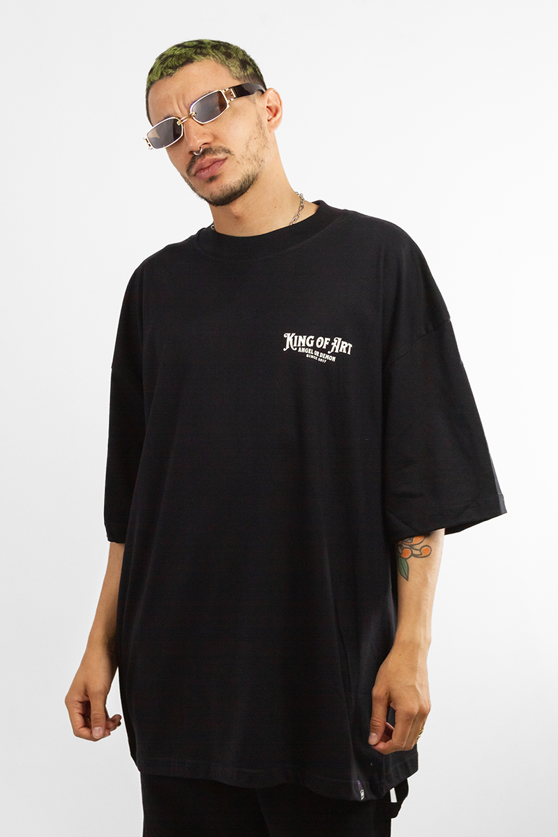 Remera King Of Art Hombre Ultra Negro 23