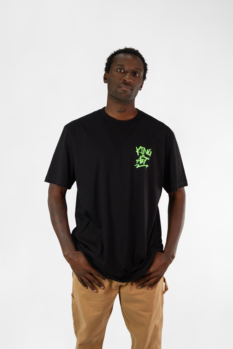 Remera King Of Art Urban Shirt Negro