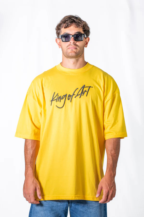 Remera King Of Art Super Oversize Bold Koa-Sol Naciente 23