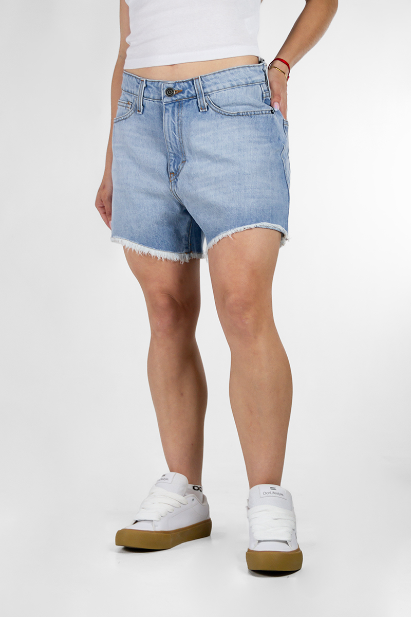 Short Ocn Mujer Relax Celeste 718