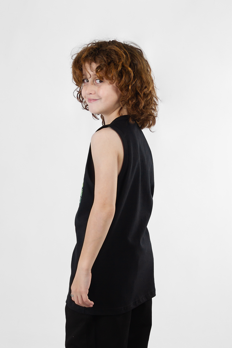 Musculosa Ocn Kids Original Regular Negro 7011K