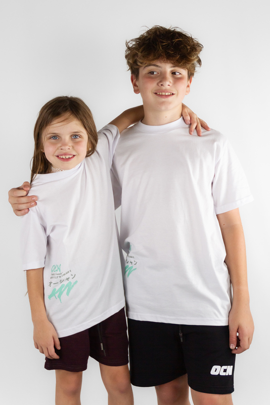 Remera Ocn Kids Vandals Oversize Blanco (T8)