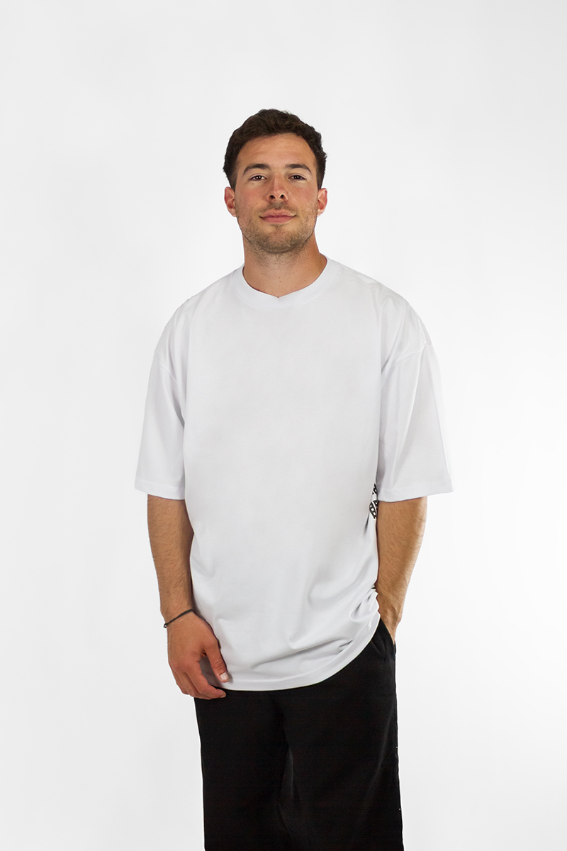 Remera Ocn Hombre Tributo Blanco Oversize 7020P