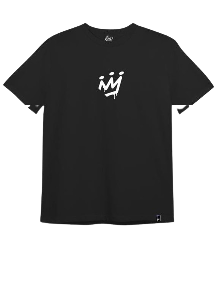 Remera King Of Art Loud Oversize  Negro 7015K