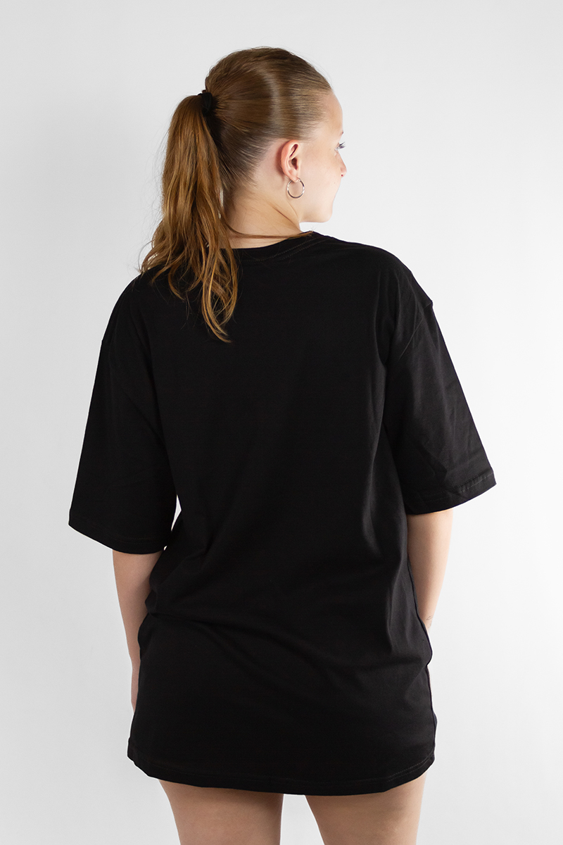 Remera Ocn Mujer Overzise Tee Negro P5