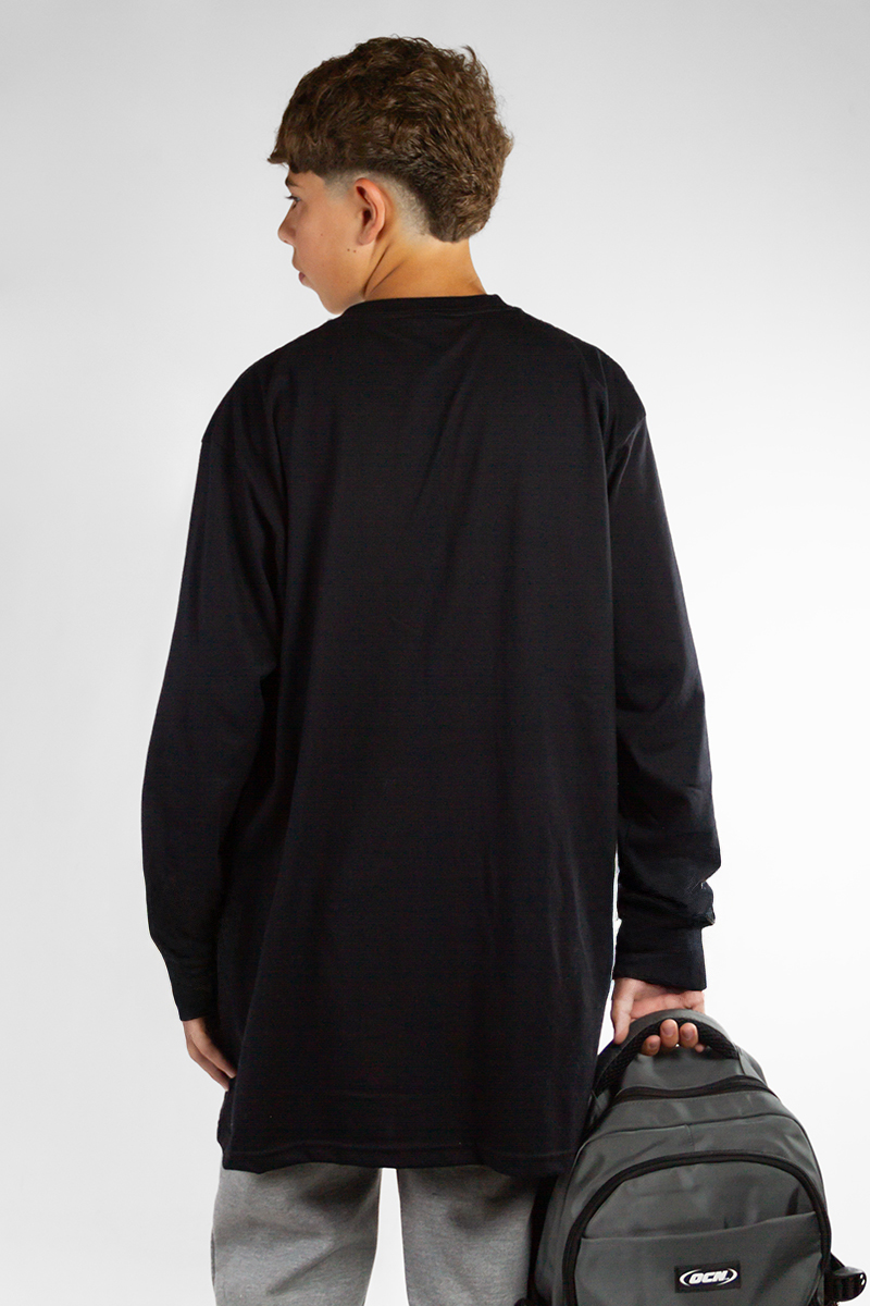 Remera Manga Larga Ocn Hombre Basic Long Relax 60100