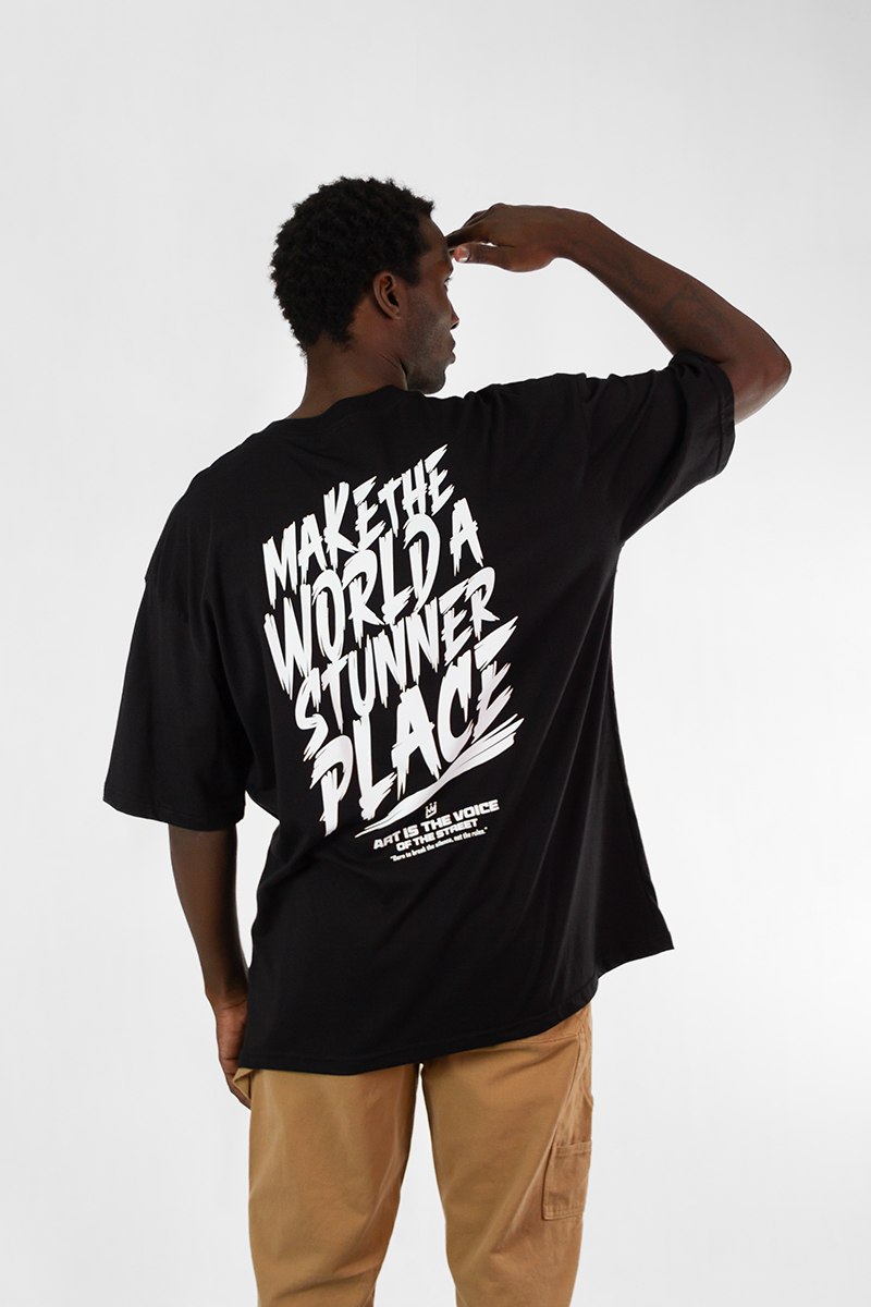 Remera King Of Art Reclaim Negro