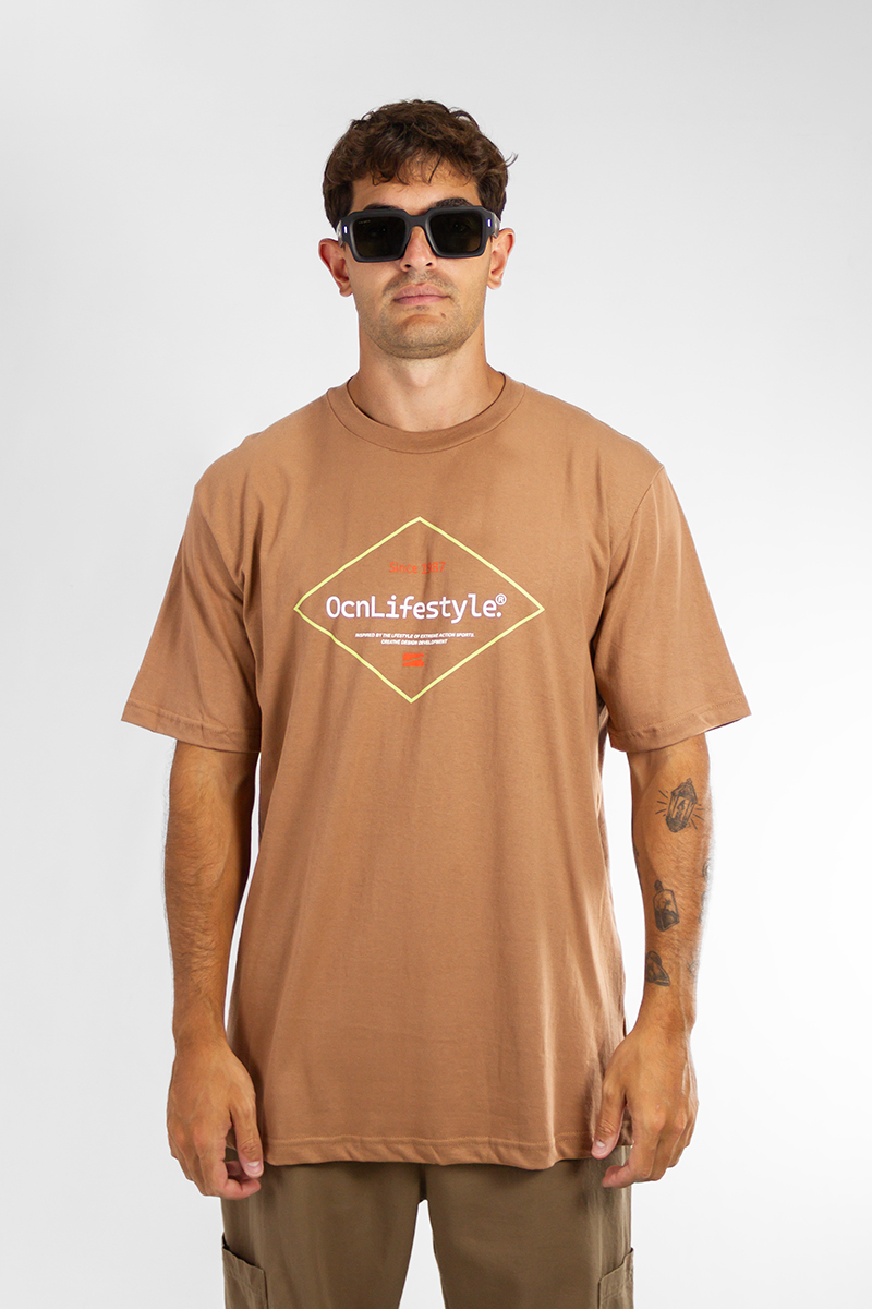 Remera Ocn Hombre Original Camel(D0)