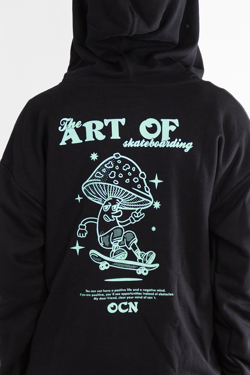 Campera Ocn Kids Graphic Fun Negro Q3