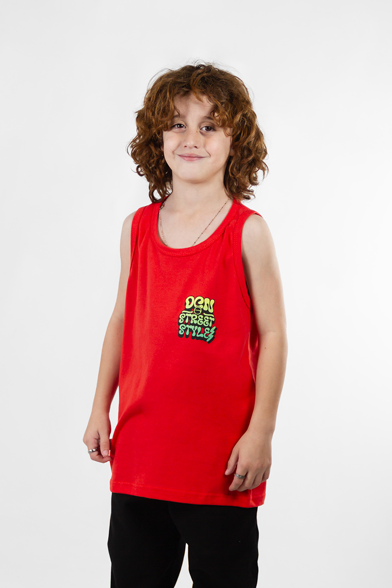 Musculosa Ocn Kids Original Regular Rojo 7M51K